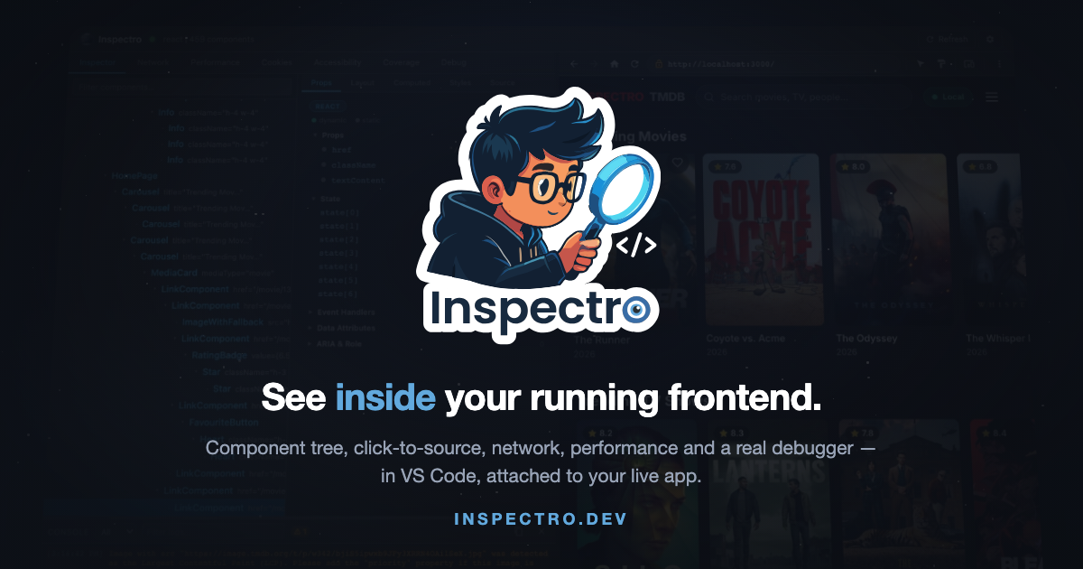 Inspectro — see inside your running frontend